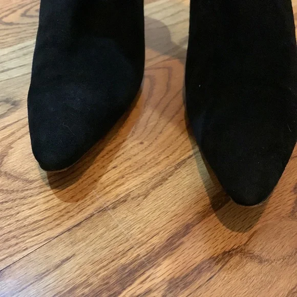 Manolo Blahnik Black Suede Sock Boots - Picture 5 of 16